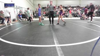 85 lbs Rr Rnd 2 - Joely Hunt, Vian Wrestling Club vs Stella Bovos, Salina