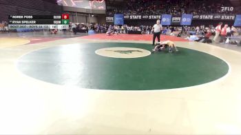 Boys 2A 132 lbs 7th Place Match - Ryan Spelker, Sequim vs Rorek Foss, Black Hills