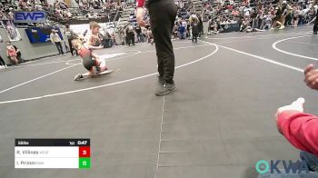 55 lbs Quarterfinal - Rhett Villines, Weatherford Youth Wrestling vs Ira Primm, Shelton Wrestling Academy