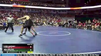 285 lbs Finals (1st & 3rd) - Luke Gaffney, 4-Linn-Mar vs Ben Reiland, 3-Waukee Northwest