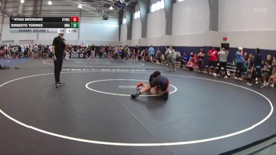 150 lbs Champ. Round 1 - Ryan Medrano, Fitness Fight Factory Wrestling Club vs Ernesto Torres, Brawley Wrestling Academy