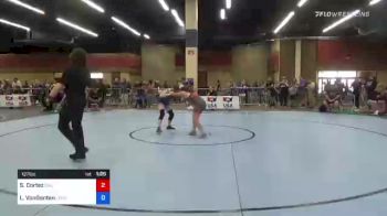 127 lbs Consi Of 4 - Sarai Cortez, California vs Landri VonGonten, Legacy Wrestling Club