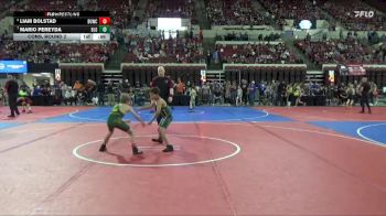 77 lbs Cons. Round 2 - Mario Pereyda, Belgrade Little Guy vs Liam Bolstad, Bearcats Wrestling Club Helena