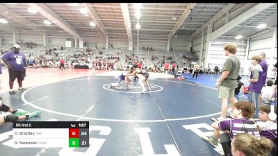 160 lbs Rr Rnd 3 - Dominiq Bradley, Tallwood Wrestling Club vs Rhonin Swensen, Team Takedown