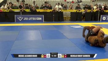 Nicholas Robert Saunders vs Michael Alexander Bravo 2025 World IBJJF Jiu-Jitsu No-Gi Championship