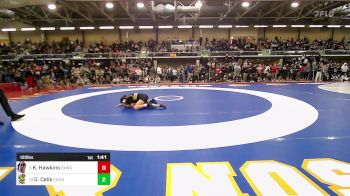 120 lbs Quarterfinal - Kamie Hawkins, Exeter/West Greenwich vs Gonul Celik, East Haven