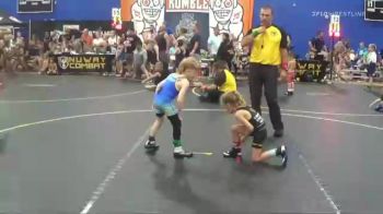 44 lbs Round 5 (8 Team) - Liam Miller, Lead Miners vs Kennedy Turner, ARES Red