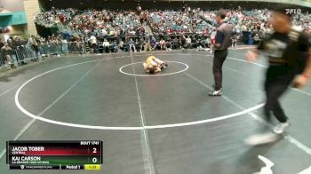 132 lbs Quarterfinal - Kai Carson, La Grande High School vs Jacob Tober, Central