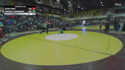 43/45 Round 1 - Wyatt Dean, Team Temecula Wrestling Club vs Hector G. Hernandez, Southbay Hulks Wrestling Club