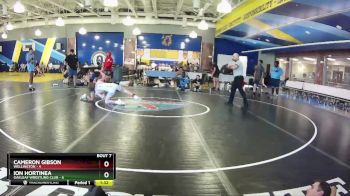 120 lbs Round 2 (8 Team) - Cameron Gibson, Wellington vs Ion Hortinea, Oakleaf Wrestling Club