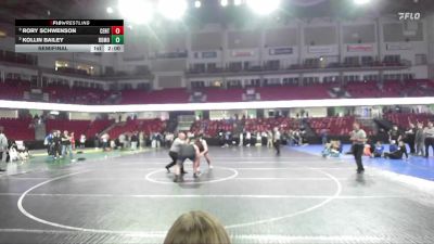 285 lbs Semifinal - Rory Schwenson, Centennial vs Kollin Bailey, Rocky Mountain
