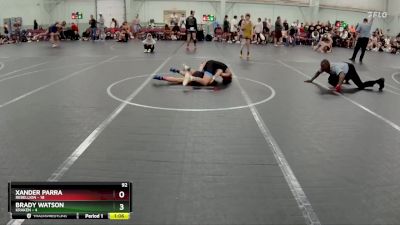 92 lbs Round 3 (8 Team) - Xander Parra, Rebellion vs Brady Watson, Kraken