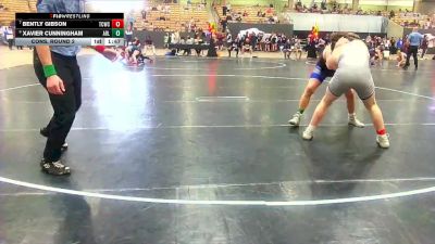 160 lbs Cons. Round 2 - Bently Gibson, Mavericks Wrestling Club vs Xavier Cunningham, Warren Co Wrestling