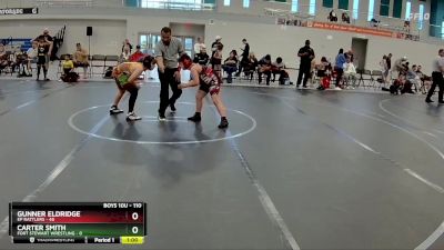 110 lbs Round 1 - Gunner Eldridge, EP Rattlers vs Carter Smith, Fort Stewart Wrestling