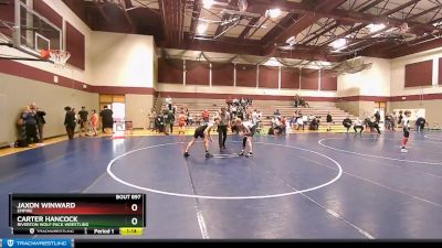 126 lbs Cons. Round 2 - Jaxon Winward, Empire vs Carter Hancock, Riverton Wolf Pack Wrestling