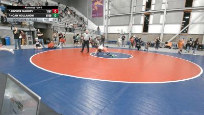 78 lbs Cons. Sub-semis - Archer Markey, Team Aggression Wrestling Club vs Noah Hollamon, Mine Yard Dogs Wrestling Club