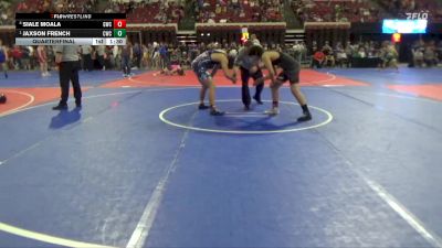 186 lbs Quarterfinal - Jaxson French, Cody Wrestling Club vs Siale Moala, Glasgow Wrestling Club