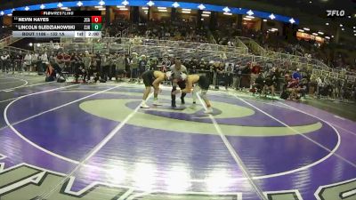 132 1A Quarterfinal - Nevin Hayes, Zephyrhills Christian vs Lincoln Sledzianowski, St. John Neumann