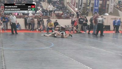 95_B lbs Round Of 16 - William Elrod, Upper Dublin vs Dylan Roncolato, Notre Dame Green Pond