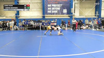 141 lbs Champ. Round 2 - Austin Monteiro, Western New England vs Jared Hood, Emmanuel College