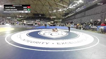 Boys 1A 190 lbs 3rd Place Match - Caden Sullivan, Seton Catholic vs Wyatt Bacon, Nooksack Valley
