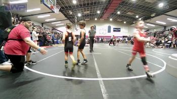 52 lbs Round Of 16 - Austen Abel, Fort Gibson Youth Wrestling vs Luke Crain, Skiatook Youth Wrestling