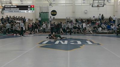 125 lbs Cons. Round 4 - Lucas Griffin, Scranton vs Isaiah Brewster, McDaniel