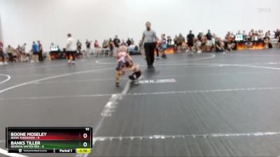 40 lbs Semis (4 Team) - Boone Moseley, Bison Takedown vs Banks Tiller, Georgia United Red