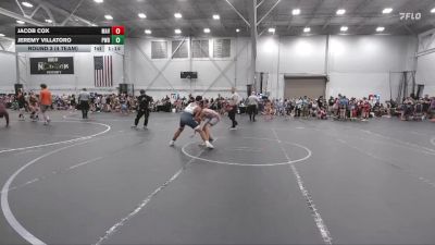 132 lbs Round 3 (4 Team) - Jacob Cox, Mavericks vs Jeremy Villatoro, Prime Wrestling Black