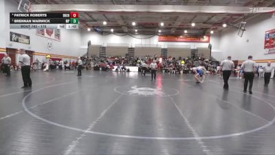 175 lbs Semifinal - Brennan Warwick, Massillon Perry vs Patrick Roberts, Buchanan
