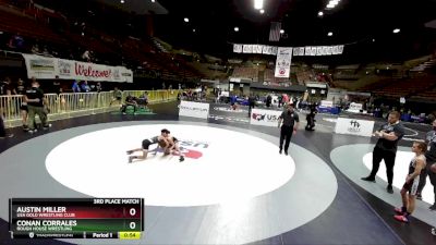 74 lbs 3rd Place Match - Austin Miller, USA Gold Wrestling Club vs Conan Corrales, Rough House Wrestling