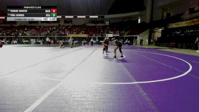 131 lbs Consi Of 16 #2 - Tebisi White, Washington (W) vs Tru Jones, Xavier - Louisiana (W)