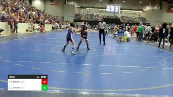 84 lbs Round Of 32 - Florentino Felder, Hornet Wrestling Club vs Cooper Layne, Georgia