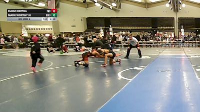 93 lbs Rr Rnd 2 - Elijah Depina, Falcons Wrestling Club - ESC vs Mark Worthy III, All I See Is Gold Academy Stripes - ESC