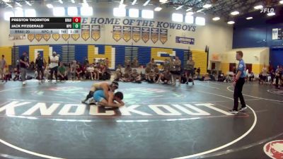 138 lbs Semis & Wb (16 Team) - Preston Thornton, Braves WC vs Jack Fitzgerald, Naperville Central
