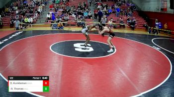 122 lbs Cons. Semi - Ryane Thomas, Valley vs Owen Kunkleman, Greater Latrobe