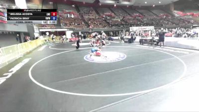 120 lbs Cons. Semis - Melissa Acosta, Legacy Wrestling Center vs Patricia Bray, Vasky Bros\Pitman Wrestling Club