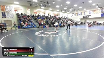 144 lbs Champ. Round 1 - Saul Gutierrez, California vs Nicholas Frias, Glendora