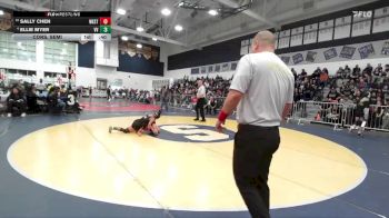 115 lbs Cons. Semi - Ellie Myer, Victor Valley vs Sally Chen, Westminster