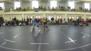 285 lbs Cons. Round 3 - Ethan Skinner, Manchester vs Mike Milovich, Elmhurst University