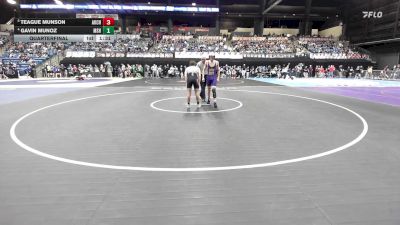 120 lbs Quarterfinal - Teague Munson, Arkansas City HS vs Gavin Munoz, Maize South HS