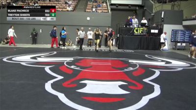 152 lbs Consi Of 16 #2 - Blake Pacheco, Golden West vs Treyton Sheets, Frontier