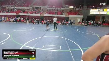 120 lbs Quarters & 1st Wb (16 Team) - Hailee Cuellar, Amarillo Tascosa vs Kirsten Roberts, Anna