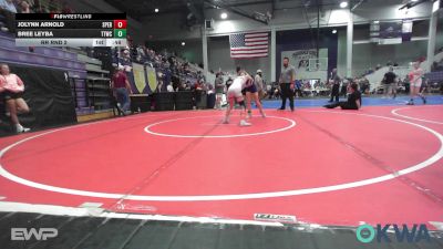 70-78 lbs Rr Rnd 2 - Jolynn Arnold, Sperry Wrestling Club vs Bree Leyba, Team Tulsa Wrestling Club