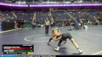 4A 150 lbs Champ. Round 1 - Santiago Ruiz Diaz, Providence vs Evan Mason, Cardinal Gibbons