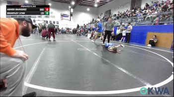 43 lbs Round Of 16 - Asher Marquez, Choctaw Ironman vs Brantley Lynn, Lexington Wrestling Club