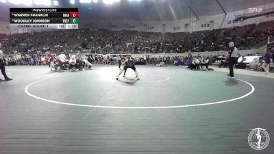 B6A-157 lbs Champ. Round 1 - Warren Franklin, Broken Arrow vs Woodley Johnson, Westmoore