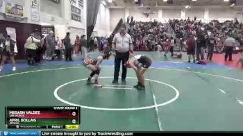 101 lbs Champ. Round 2 - Megasn Valdez, San Jacinto vs April Bollais, Artesia