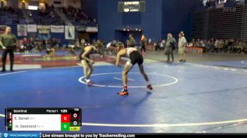 113 lbs Semifinal - Nathan Desmond, Bethlehem Catholic vs Evan Sanati, Brentsville