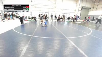 46 lbs Quarterfinal - Milo Klingler, South Summit Wrestling Club vs Hayes Hardy, Box Elder Stingers Wrestling